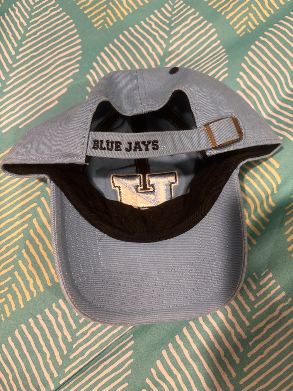 '47 Clean Up Light Blue Baseball Cap Johns Hopkins Blue Jays - Picture 2 of 4